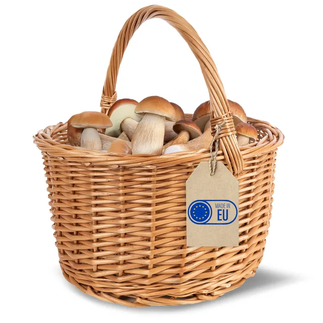 Creative Home Cestino in Vimini 35x35x36 cm Marrone per Tavola
